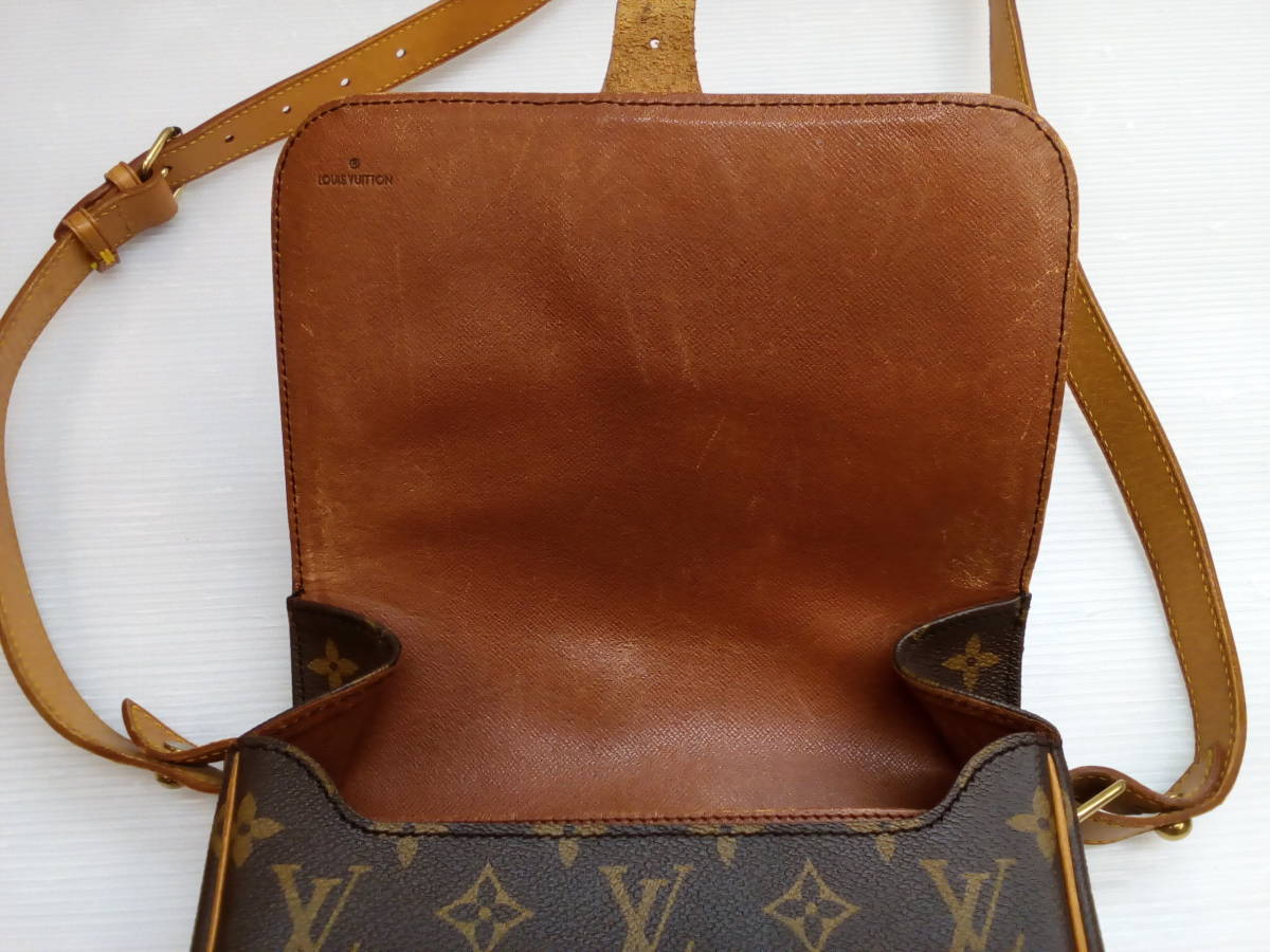 171-Ky8238-80: Louis Vuitton ルイヴィトン カルトシエール 22 バッグ モノグラムライン_画像6