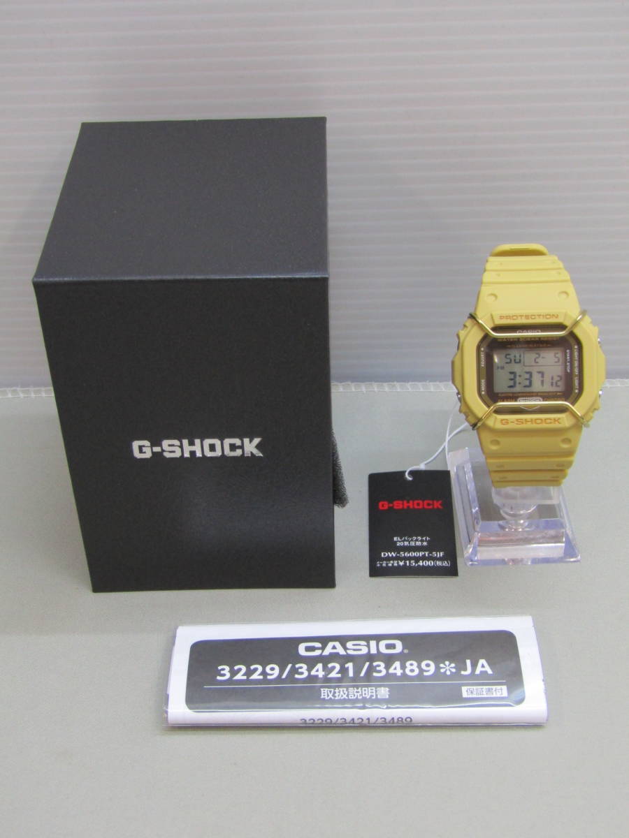 159-KA983-60s G-SHOCK ジーショック DW-5600PT-5JF デジタル 腕時計 未使用品_画像1