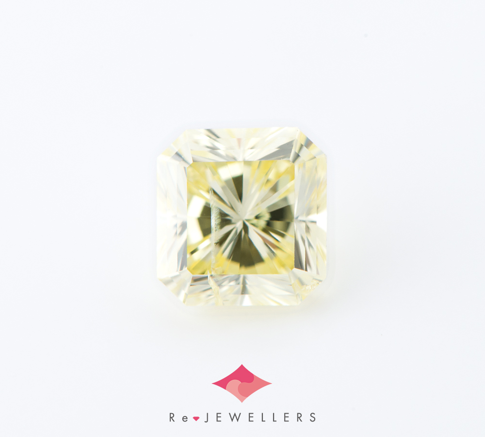 在庫僅少】 FANCY ルース ダイヤモンド0.977ct YELLOW ダイヤモンド