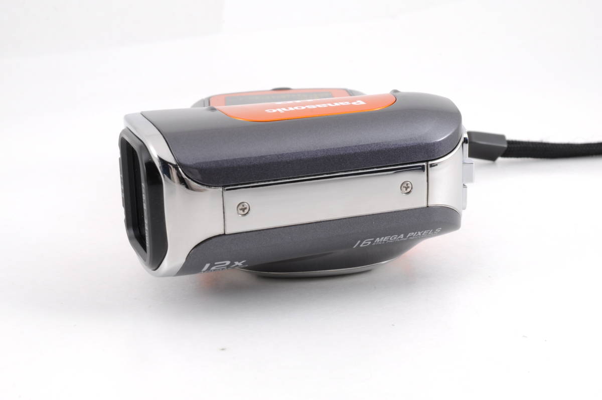  operation goods Panasonic Panasonic HX-WA10 waterproof orange digital video camera box manual attaching tube K2076