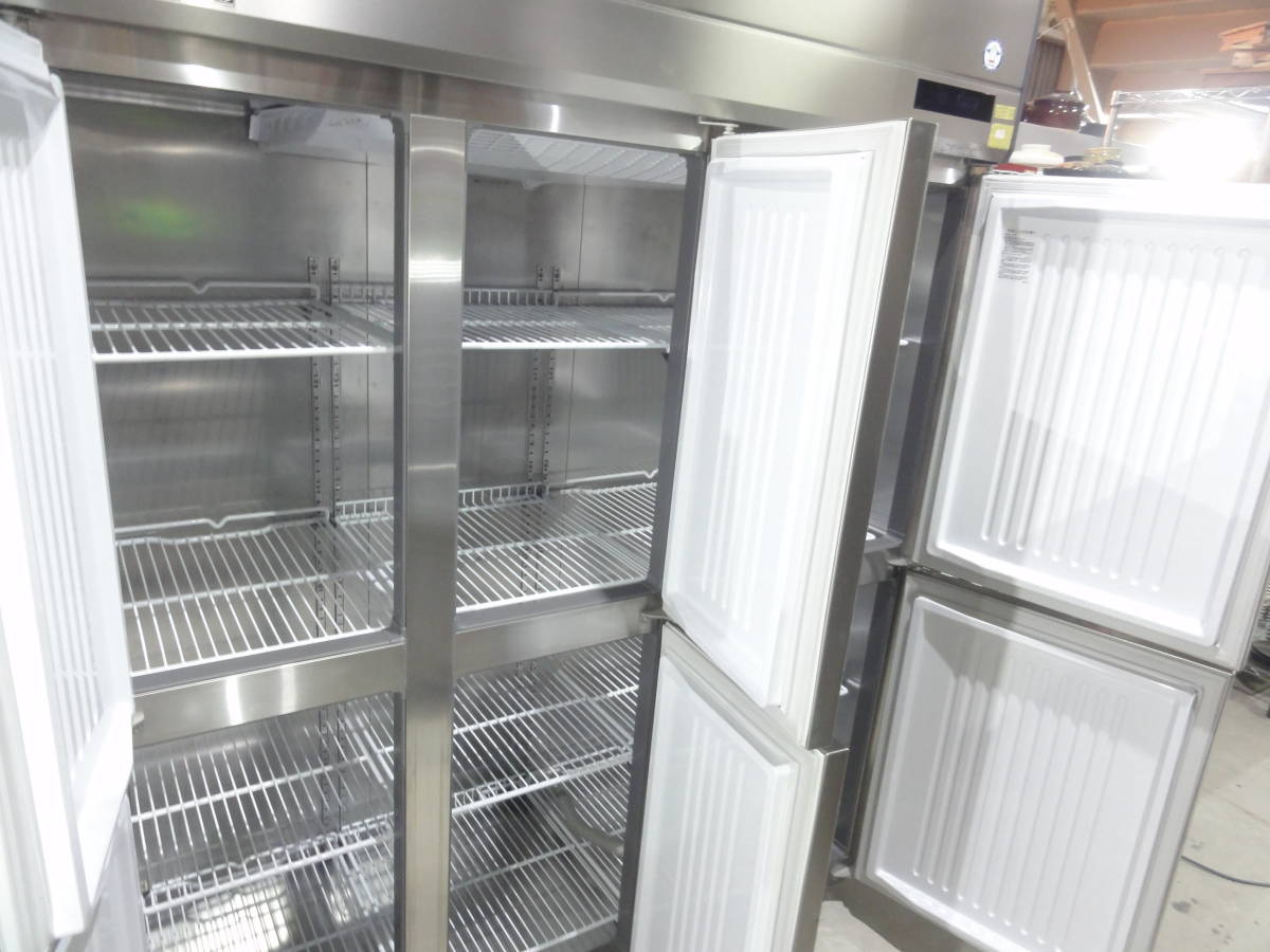 TTOWN 奈良橿原引取限定 ①縦型6DR冷凍庫 フクシマガリレイ 2020年製オール冷凍 W1500×D650 3相200V 厨房 店舗_画像4