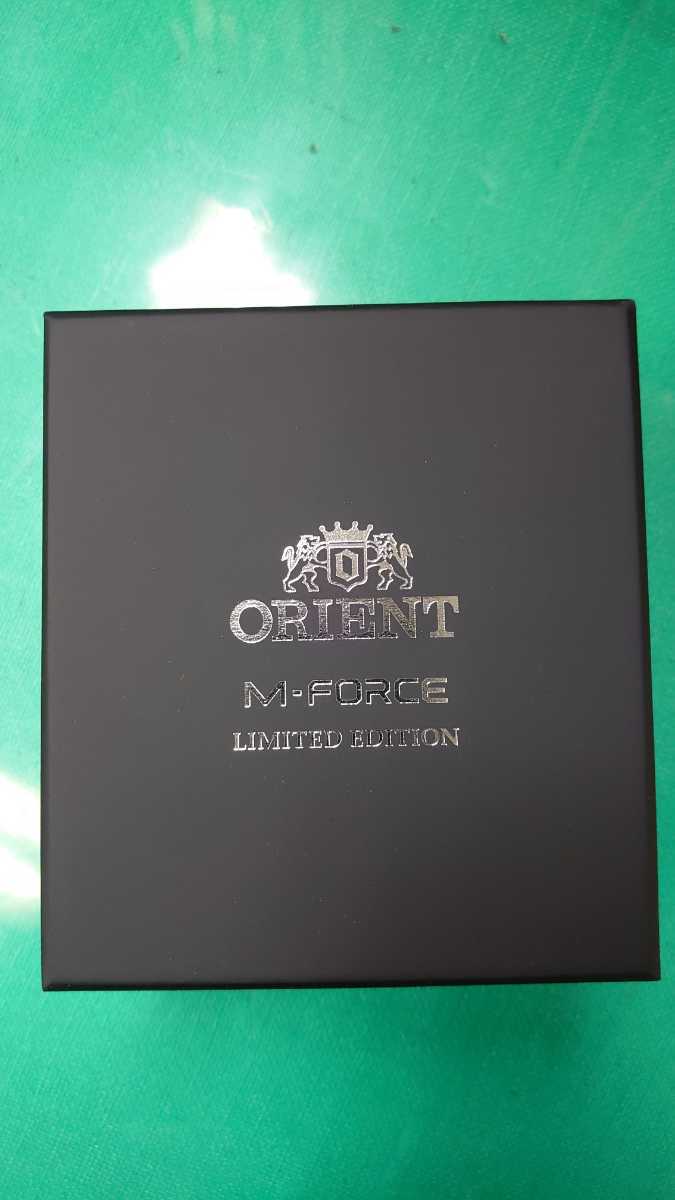 【新品・未使用】オリエント RN-AC0L09R M-FORCE 誕生25周年記念　ORIENT 国内50本限定　