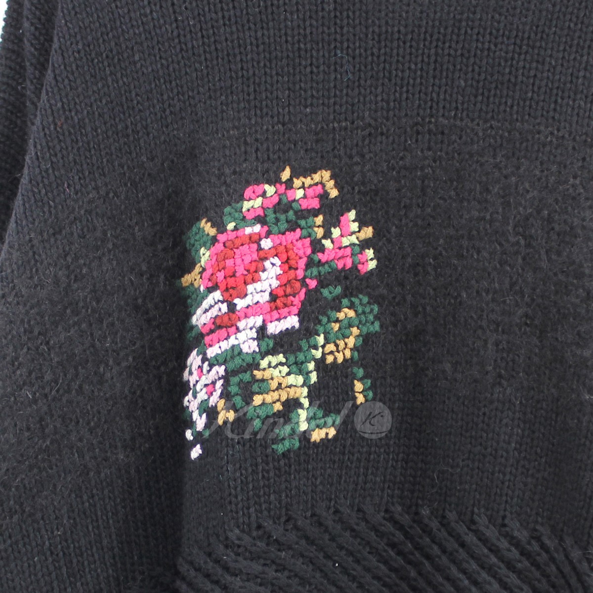 DAIRIKU 21AW Flower Cross Embroidery | www.myglobaltax.com