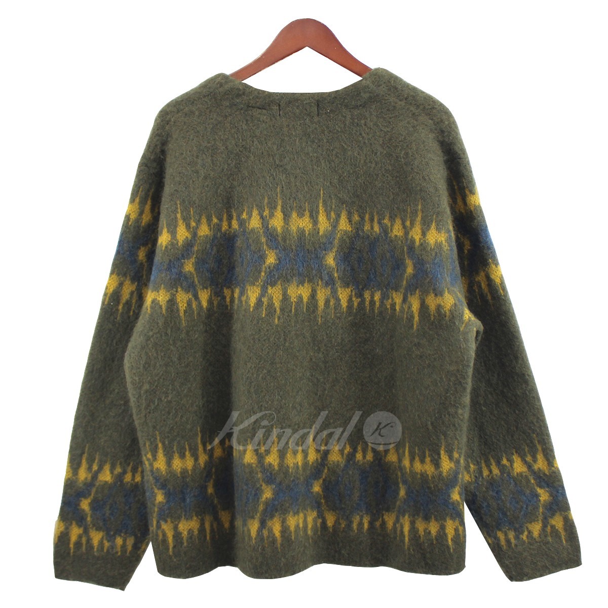 SUPREME 22AW Abstract Stripe Cardigan ロゴ モヘア カーディガン