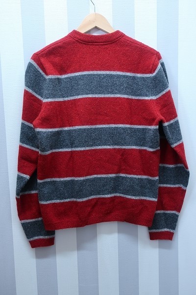 2-3921A/ Abercrombie & Fitch шерсть . окантовка вязаный Hong Kong производства ABERCROMBIE&FITCH Old свитер 