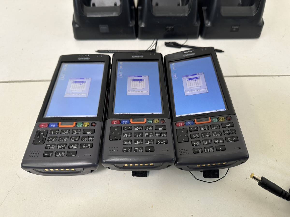3台セット CASIO IT-G500-20J ハンディターミナル 店舗用品