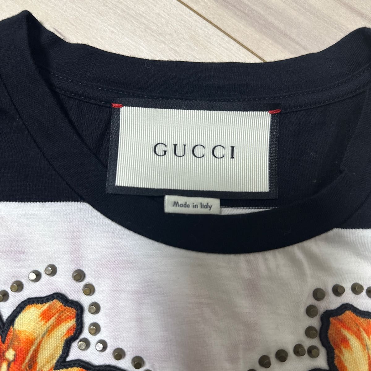 GUCCI グッチ ボーダーTシャツ レディース カットソー Ｓサイズ