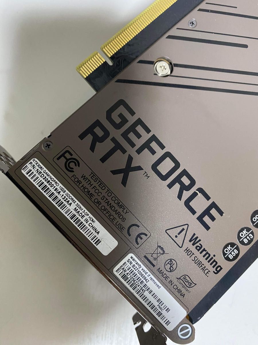 Palit RTX3080 10GB ジャンク品｜PayPayフリマ