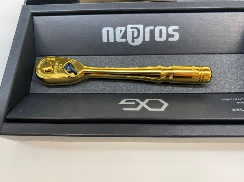 NEPROS ネプロス 限定 iP ゴールド 6.3sq. ラチェットハンドル 90枚