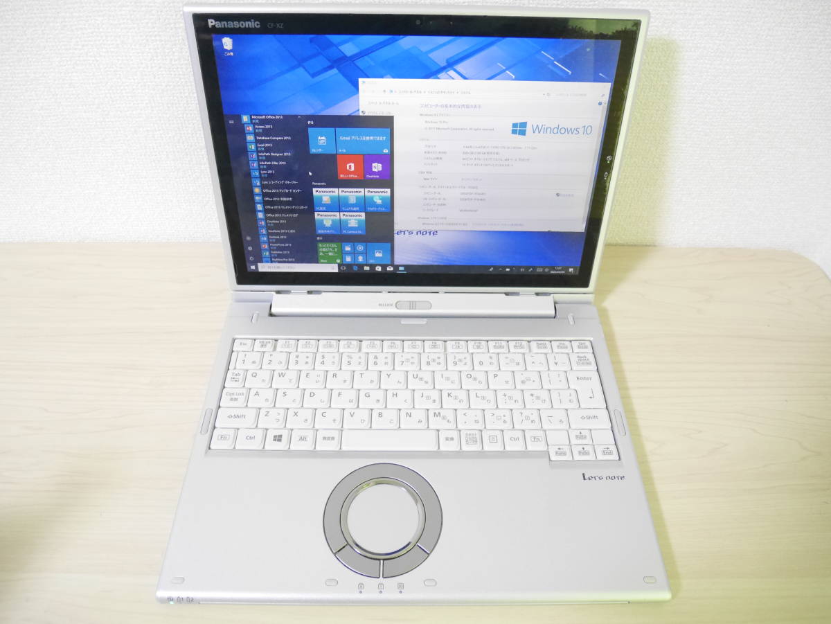 ★第7世代i5,高速SSDでサクサク!タッチパネル! Let's note CF-XZ6 良品 Corei5-7300U/8G/SSD256G/Windows10/Office2013 タブレット利用可