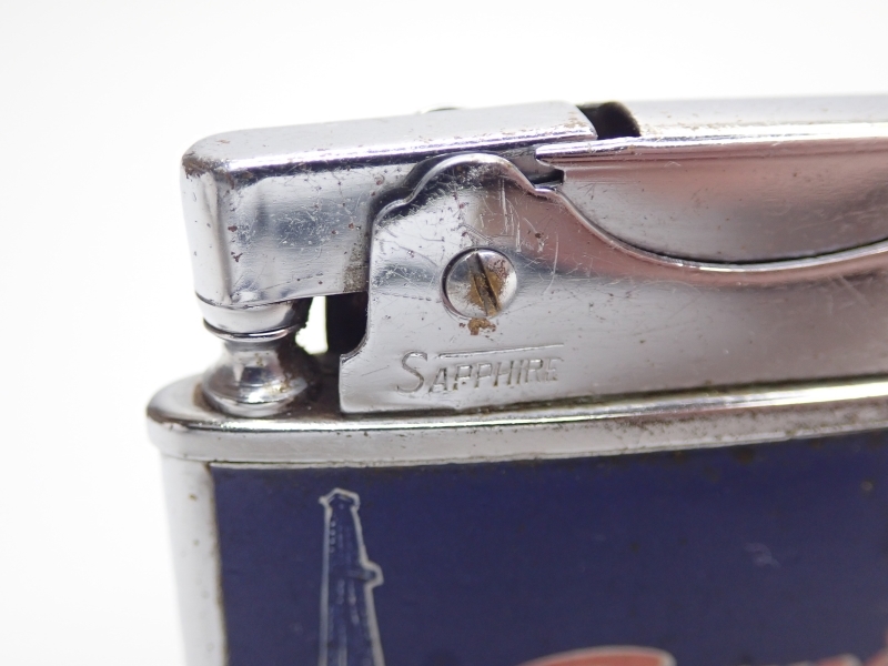 X023　ヴィンテージ ライター　SAPPHRE　Security ONE　OF THE　DRESSER INDUSTRIES　アドニスタイプ ジャンク vintage lighter_画像3