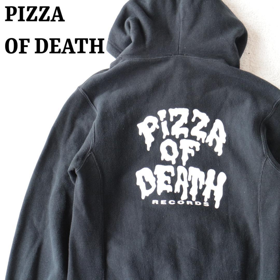 PIZZA OF DEATH☆パーカー ビッグロゴ M プリントロゴ - 通販