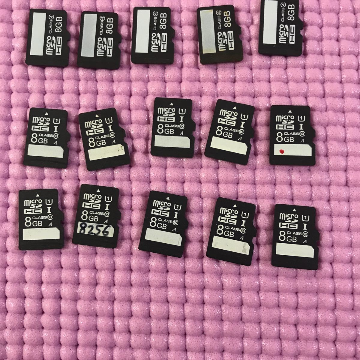 マイクロSDカード 8GB microSD SDHC 20枚まとめ動作未確認_画像2