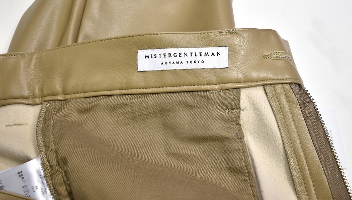 MISTERGENTLEMAN（ミスタージェントルマン） FAUX LEATHER SKINNY PANTS フェイクレザー スキニー パンツ スラックス 合皮 Mr.GENTLEMAN M_画像6