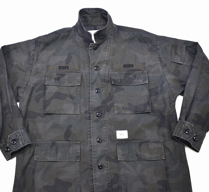 WTAPS(ダブルタップス)JUNGLE LS 02 / SHIRT. COTTON. SATIN 201WVDT