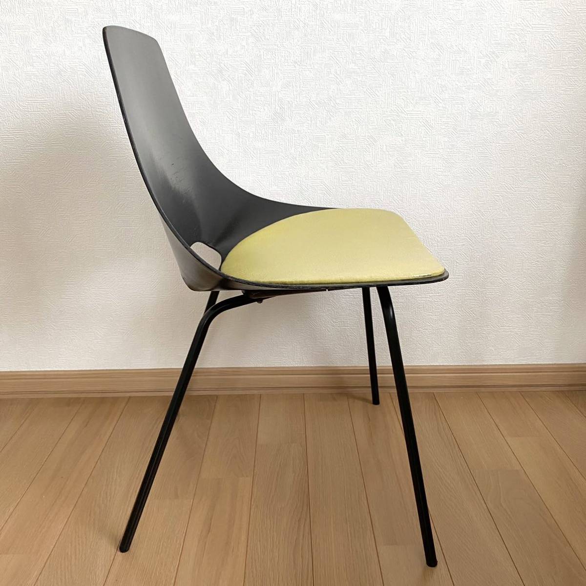 1950年代 Pierre Guariche Tonneau Chair Steiner ピエールガーリッシュ トノーチェア / ペリアン イームズ_画像4