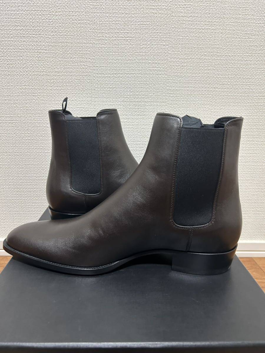 サンローラン SaintLaurent チェルシー ブーツ エディ44 ブラウン-