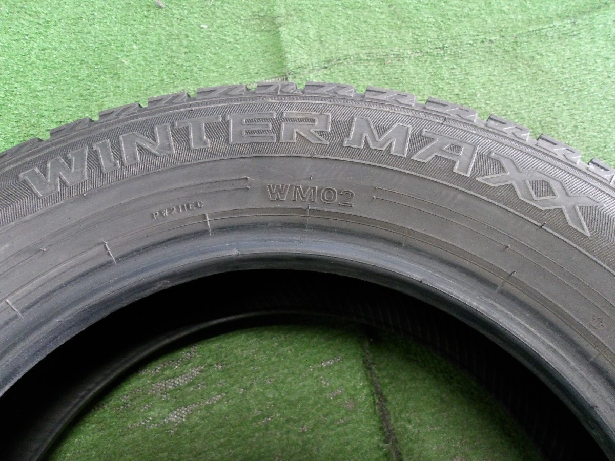 『DUNROP　ダンロップ　WINTERMAXX WM02　ウィンターマックス　165/70R14　2020年製　2021年製　冬タイヤ　スタッドレスタイヤ　4本セット_画像8