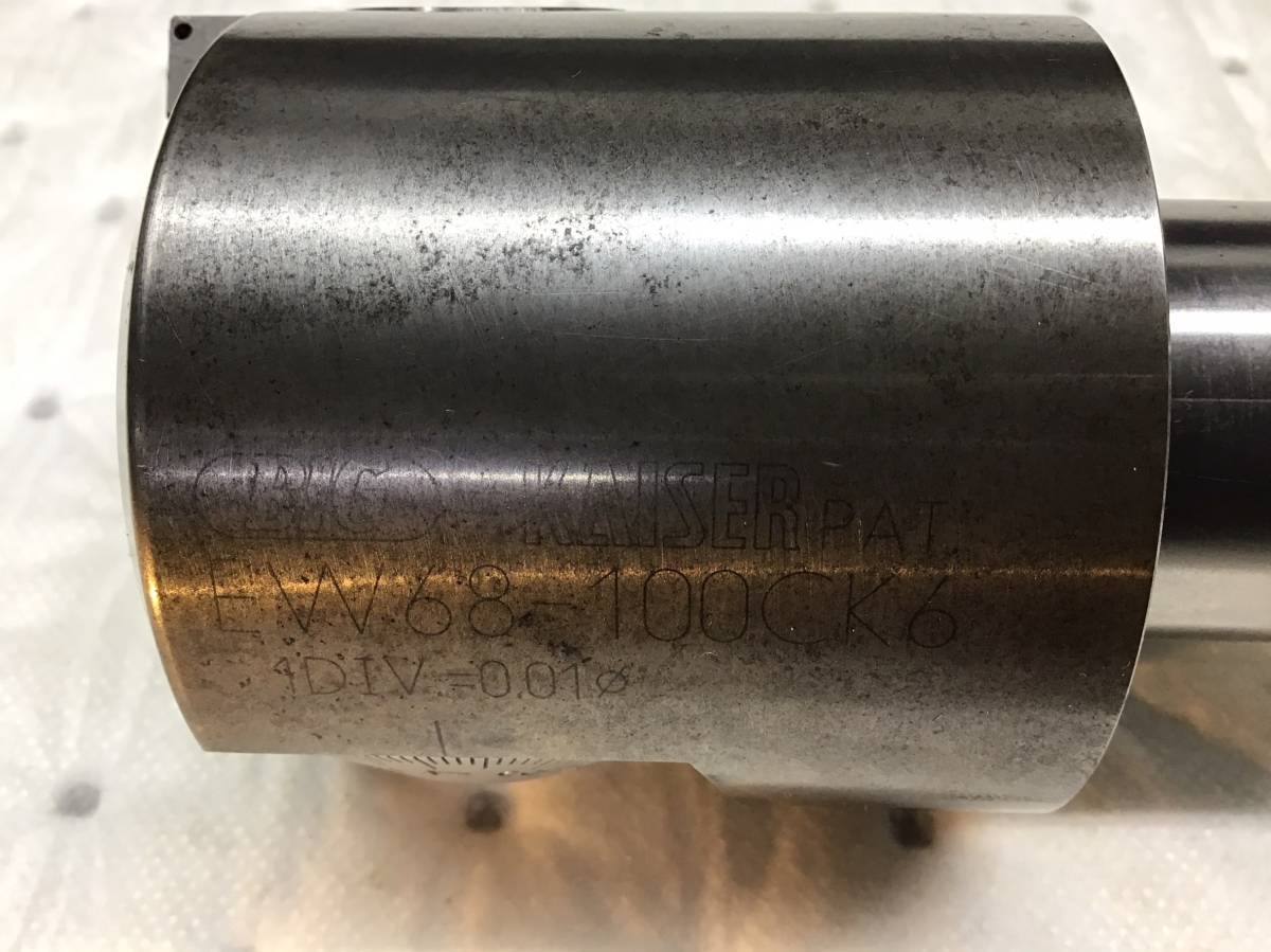 Bibian 比比昂- BIG KAISER ボーリングヘッドEW68-100CK6 中古品 Bibian 比比昂- BIG KAISER ボーリングヘッドEW68-100CK6 中古品