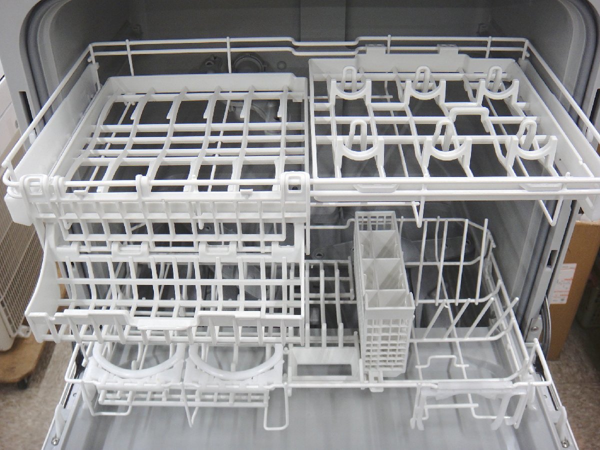 25451T 美品 Panasonic パナソニック 食器洗い乾燥機 食洗機 NP-TA4-W ライトグレー 2021年製 ストリーム除菌洗浄  ヤマト家財便Aランク