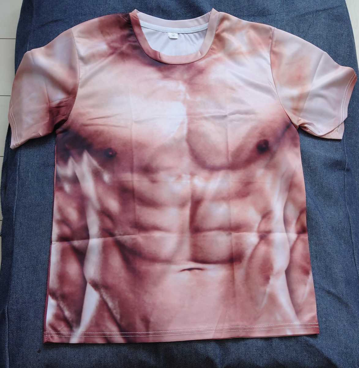 筋肉 Ｔシャツ 3DＴシャツ コスプレ衣装 Sサイズ ナイトウェアの画像4
