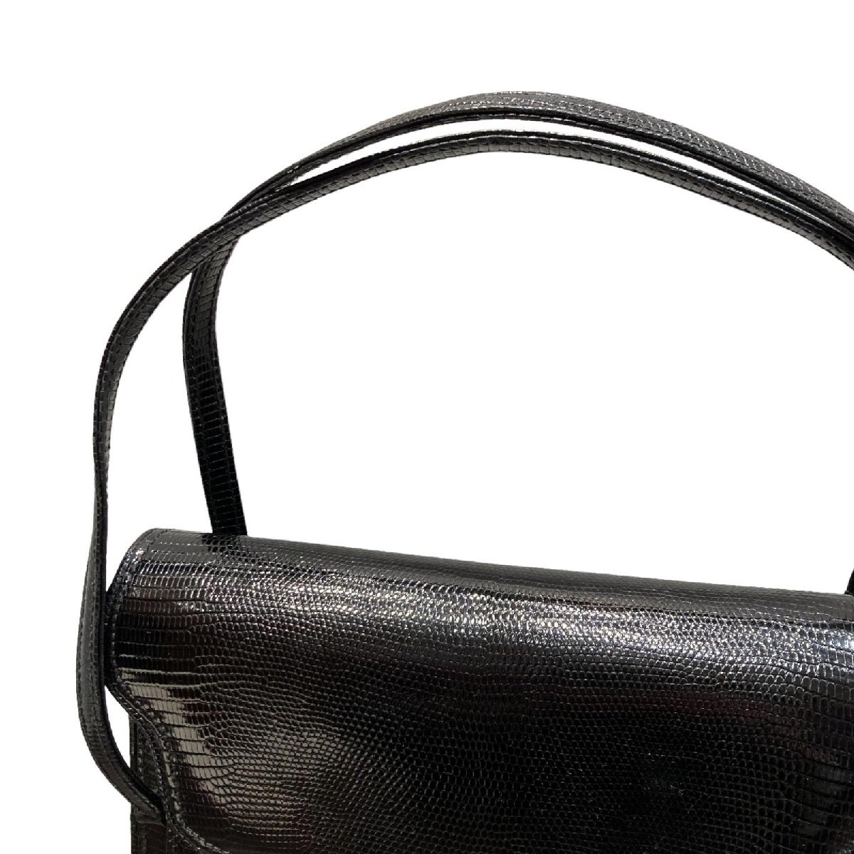 希少美品 GUCCI グッチ オールドグッチ インターロッキングGG リザード