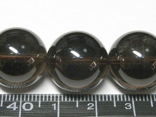 スモーキークォーツ ラウンド 連販売 約16mm 3000789☆_画像3