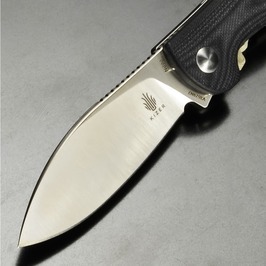 KIZER 折りたたみナイフ Infinity ブラック&ホワイト G10ハンドル V3579N2 カイザー_画像4