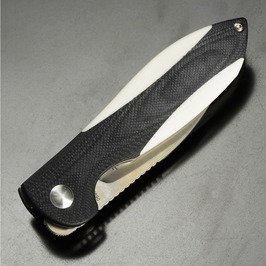 KIZER 折りたたみナイフ Infinity ブラック&ホワイト G10ハンドル V3579N2 カイザー_画像6