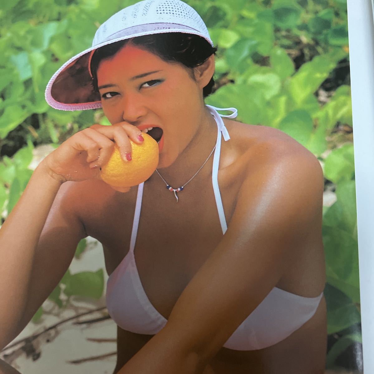 夏目雅子／ 写真集 フラッシュバック、夏目雅子カレンダー1997 (バスト公開 2冊中の1冊)の画像2