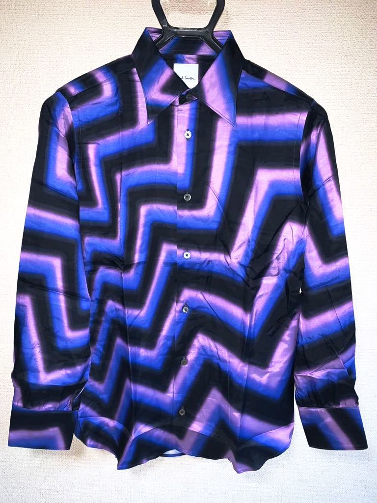 Paul Smith ポールスミス Zig-Zag ロングスリーブシャツ Sサイズ