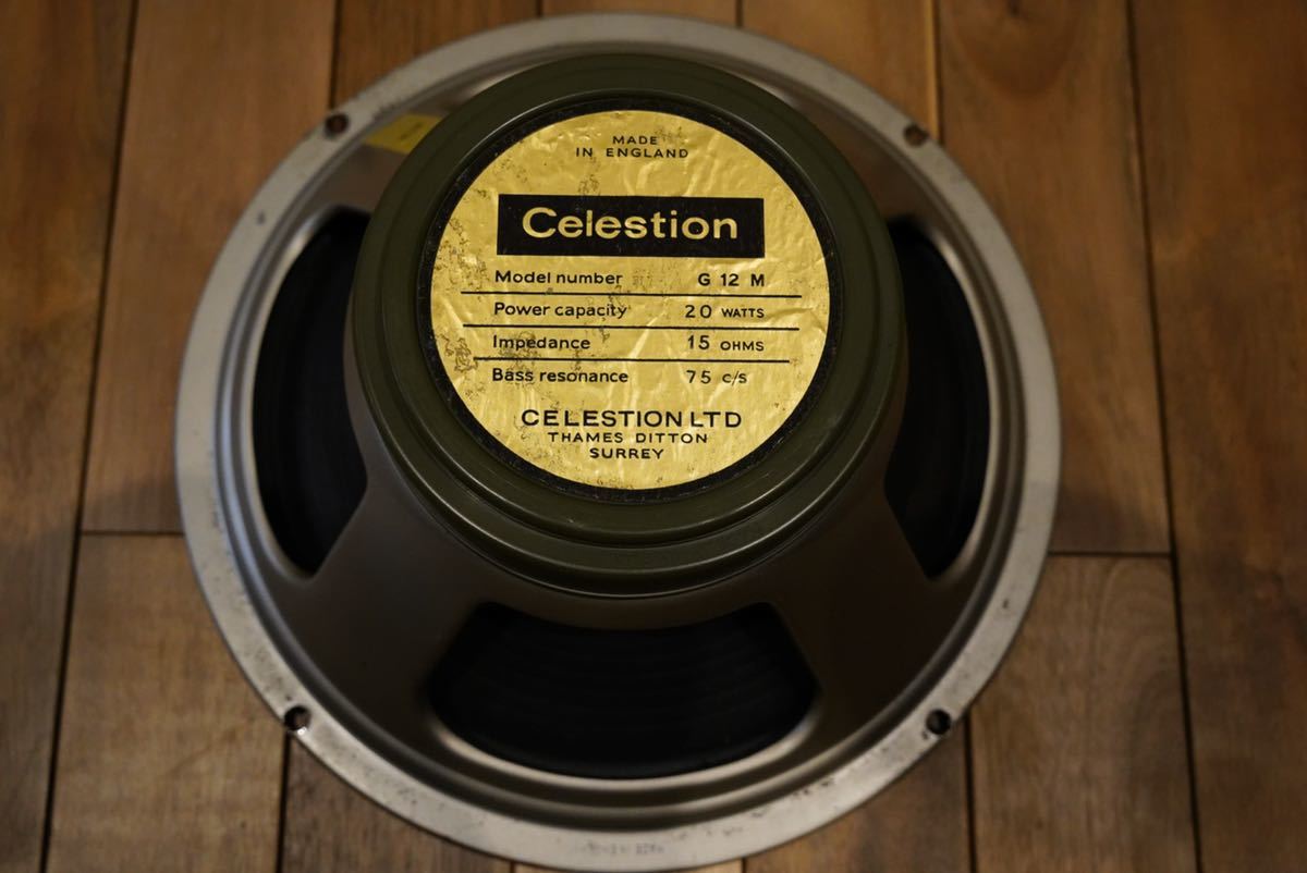 CELESTION G12M greenback(グリーンバック)16-