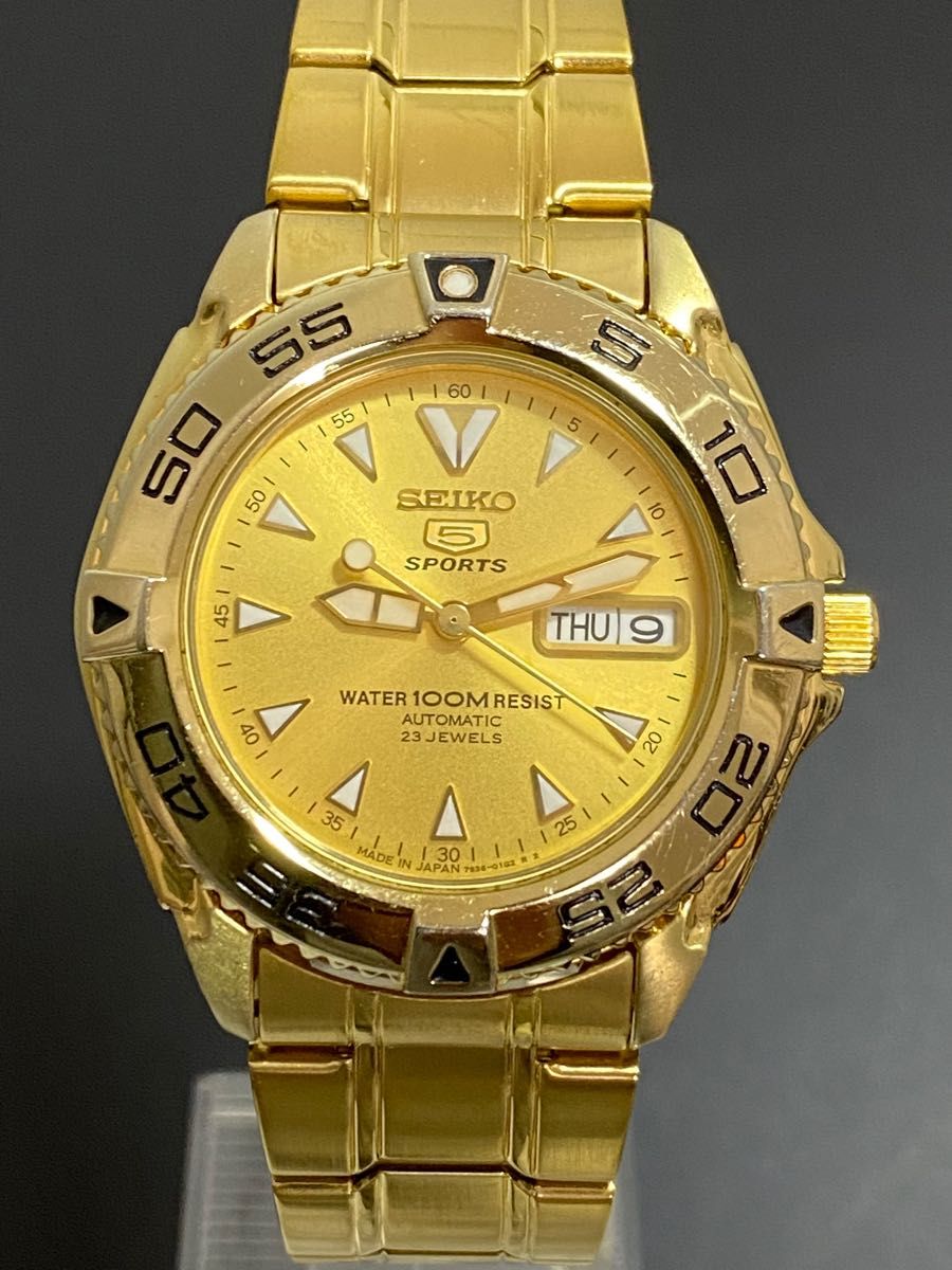 買い保障できる 【美品全国送料無料】SEIKO 5 セイコー セイコーSPORTS