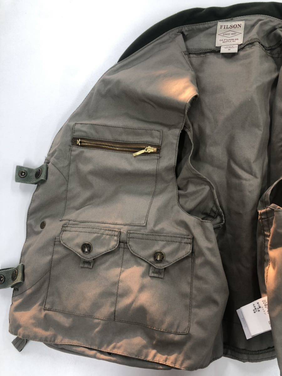 filson フィッシングガイドベスト USA製 希少us Mサイズ(日本XL)美品