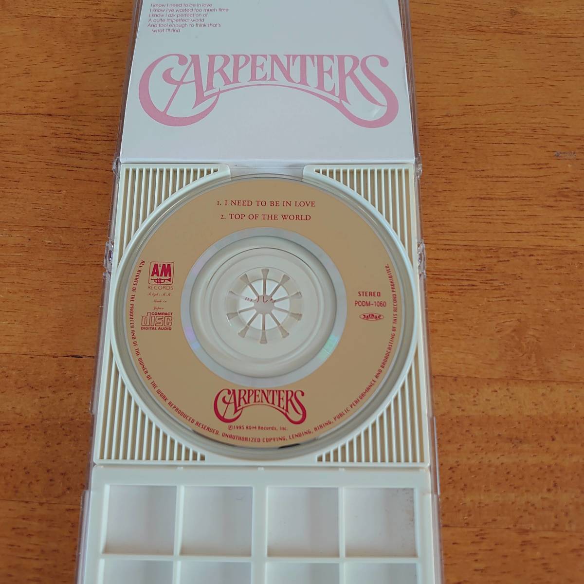 日本限定モデル】 中古CD THE CARPENTERSカーペンターズ 青春の輝き