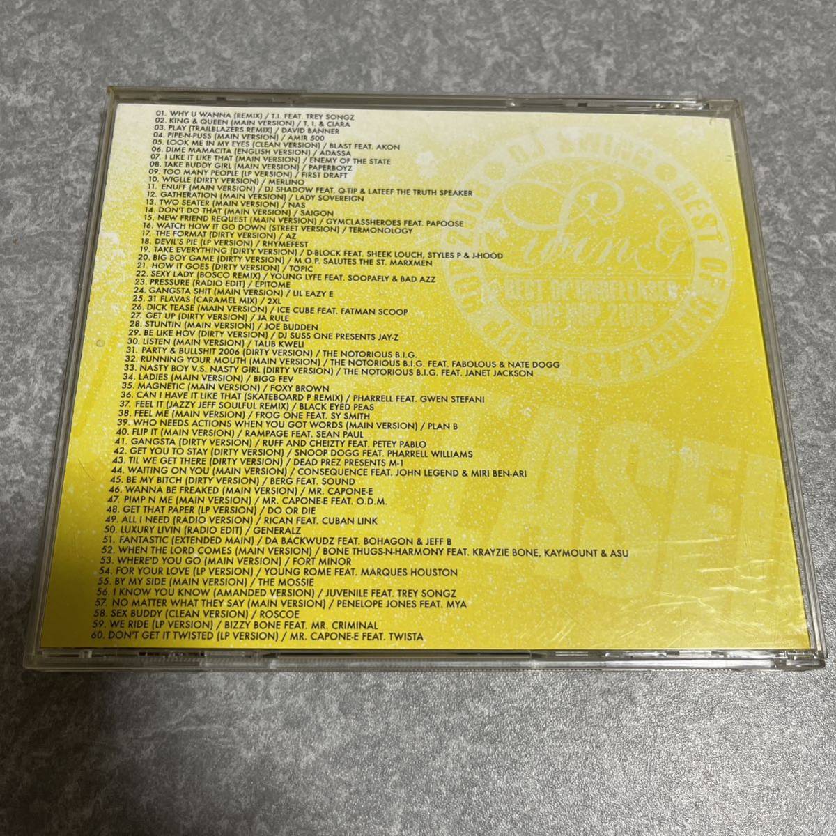 【DJ SWING】BEST OF UNRELEASED HIPHOP 2006 【MIX CD】【廃盤】【送料無料】