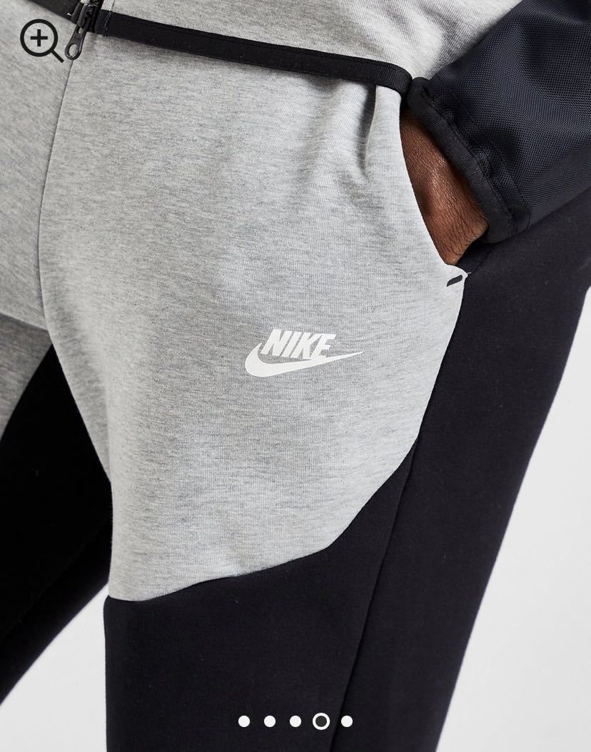 新品 日本未発売 海外正規品 NIKE TECH FLEECE JOGGER PANT Sサイズ BLACK GREYナイキ テックフリースパンツ  ジョガーパンツ グレー