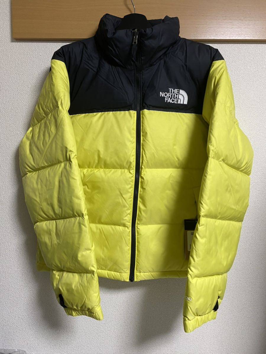 新品 日本未発売 海外正規品 THE NORTH FACE 1996 RETRO NUPTSE JACKET Sサイズ YELLOW ノースフェイス ヌプシジャケット ダウンジャケット