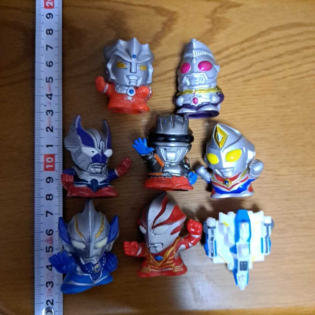 ウルトラマンゼロ メビウス ダイナ レイモン レオ キング ウルトラヒーロー ウルトラメカ 絶版等 指人形 ソフビ フィギュア セット