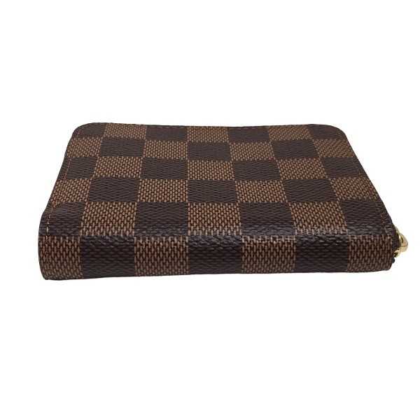 ルイヴィトン コインケース N63070 ジッピーコインパース ダミエ・エベヌ コインケース LOUIS VUITTON ブラウン ユニセックス_画像5