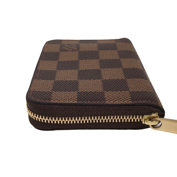 ルイヴィトン コインケース N63070 ジッピーコインパース ダミエ・エベヌ コインケース LOUIS VUITTON ブラウン ユニセックス_画像3