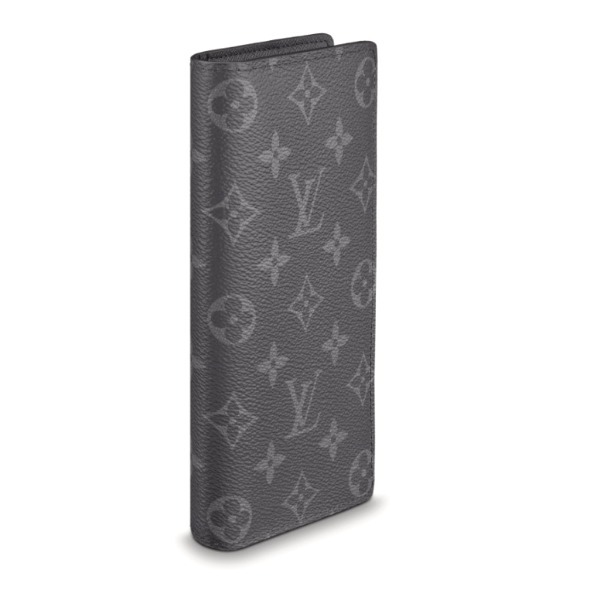 ルイヴィトン 長財布 M61697 ポルトフォイユ・ブラザ エクリプス 二つ折り LOUIS VUITTON グレー メンズ_画像2