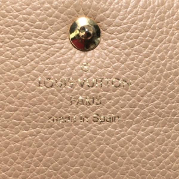 ルイヴィトン M62369 ポルトフォイユ・エミリー アンプラント 長財布 LOUIS VUITTON ブラック ユニセックス 中古_画像10