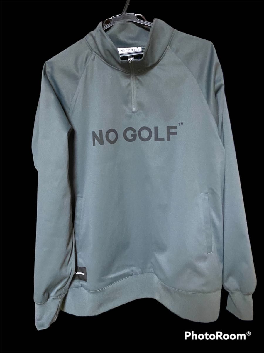 NO GOLF HALF ZIP PISTE L/S Sサイズ clubhaus クラブハウス ハーフ