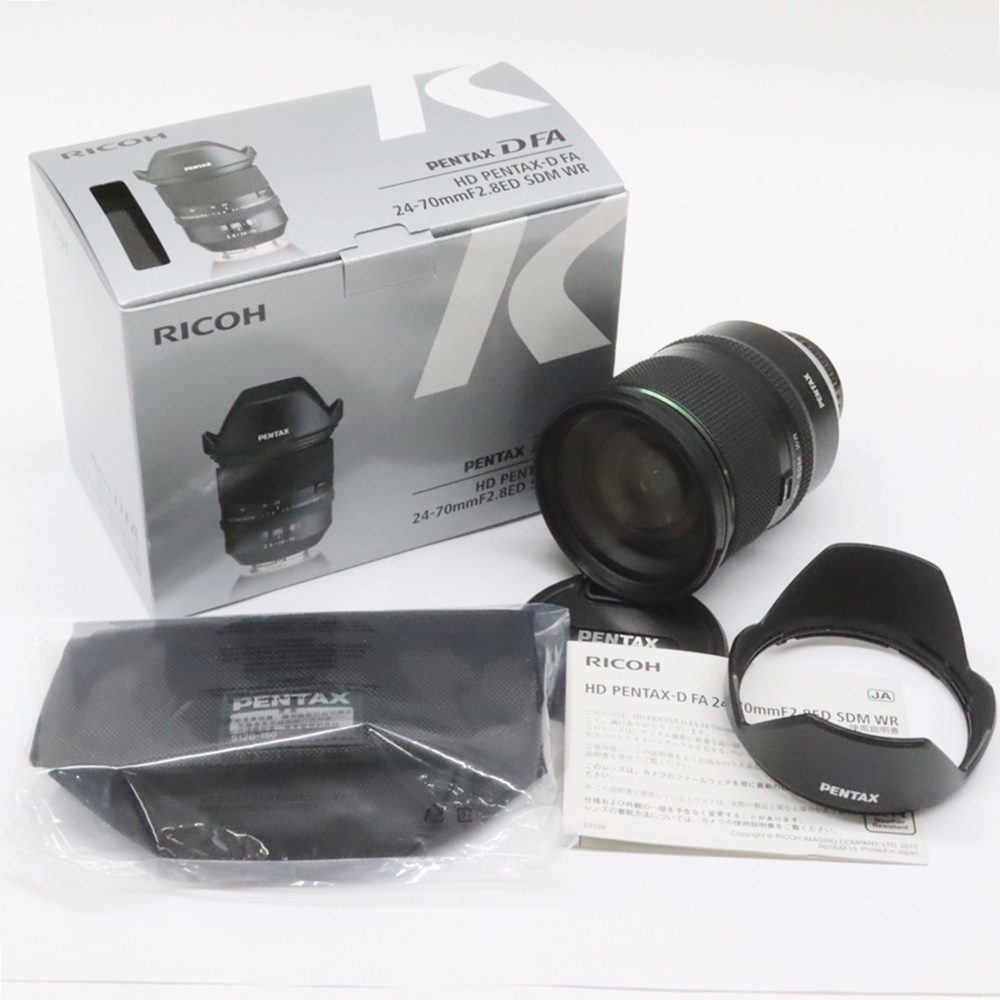 お得2023】 《美品》 PENTAX HD D FA 24-70mm F2.8 ED SDM WR [ Lens