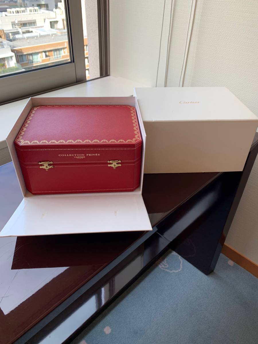 コレクショ カルティエ Cartier 箱 空箱 木製 ケース ボックス 純正