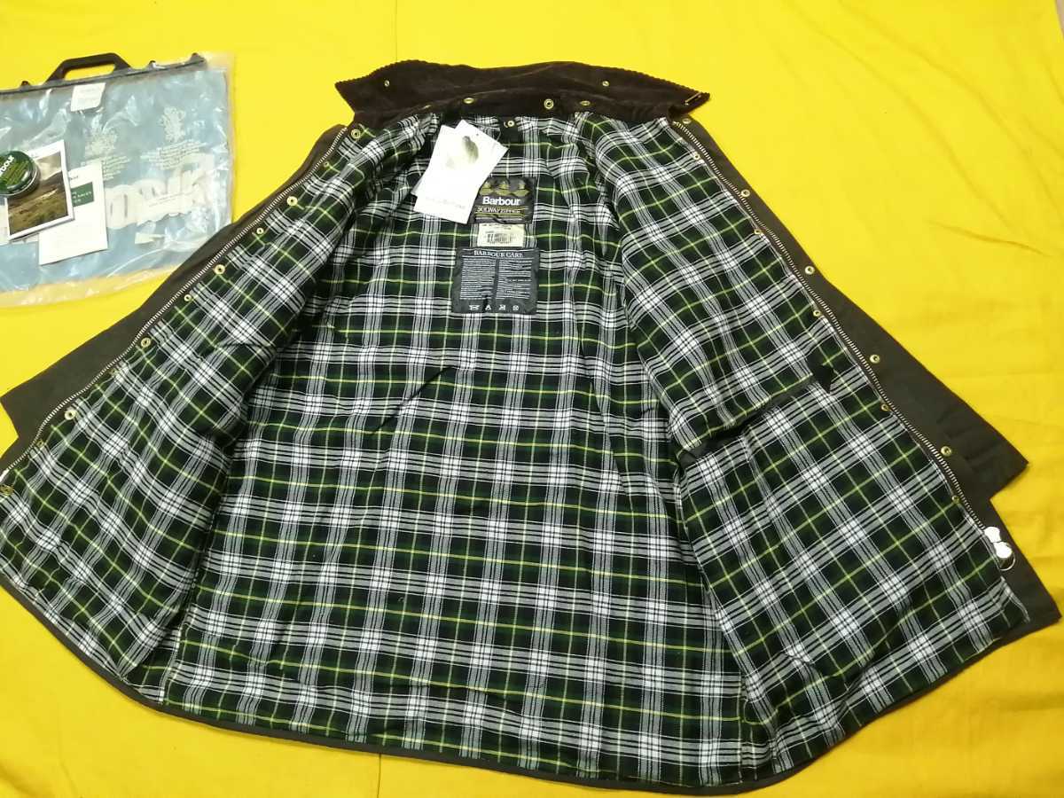 90sデッドストック BARBOUR SOLWAY ZIPPER c44 1995 バブアー ソルウェイジッパー 3クラウン_画像3