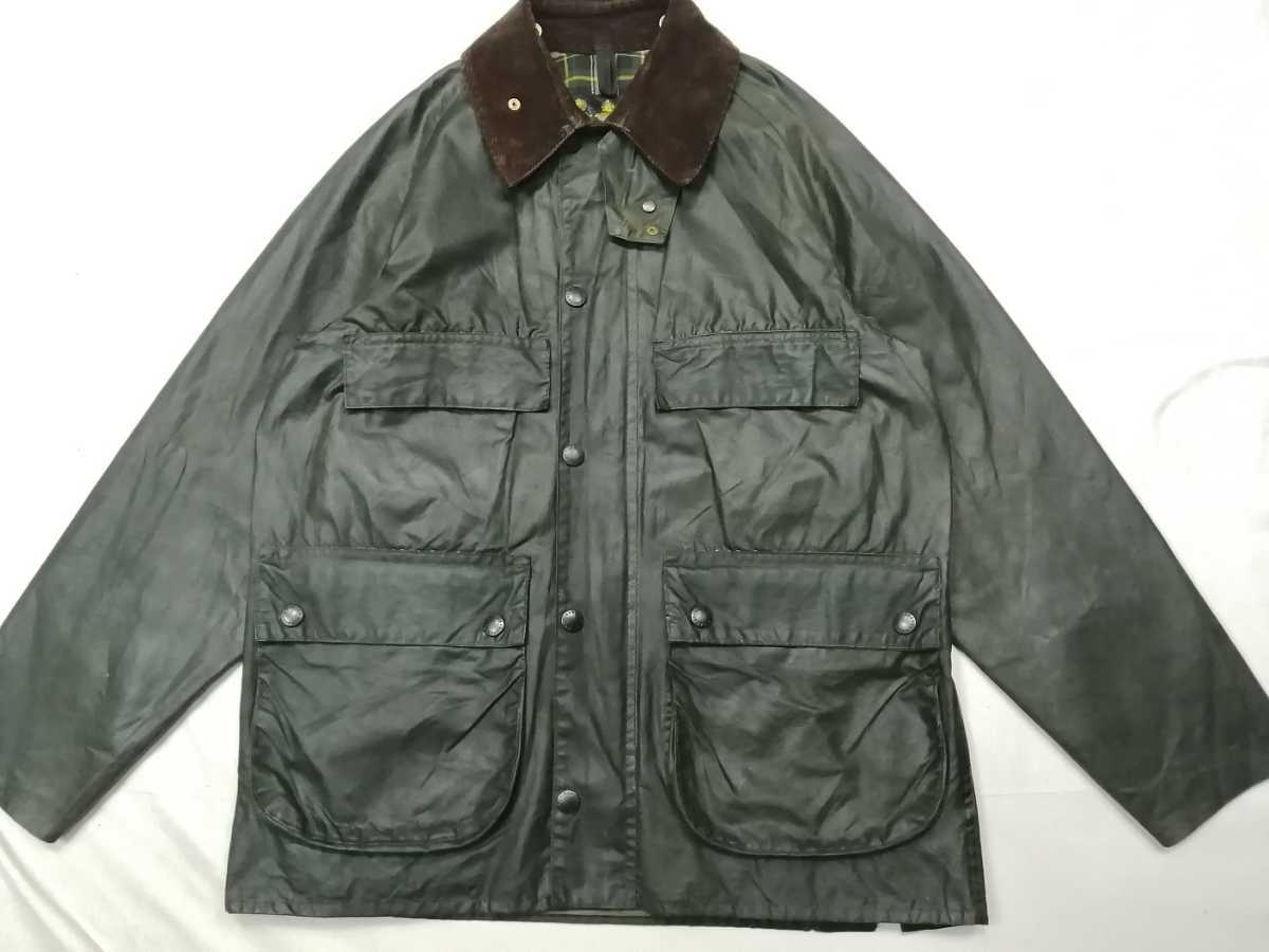 80s Barbour bedale c38 Mint バブアー ビデイル 4ポケット セージ 3