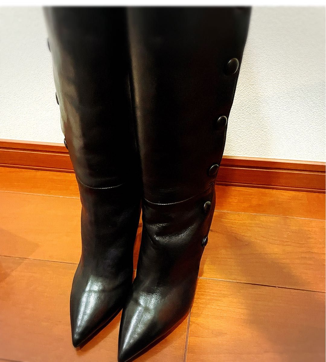 超美品】L' AUTRE CHOSE ブラックロングブーツ | labiela.com