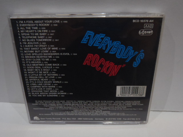 独盤 CD　ロカビリー　WERLY FAIRBURN　EVERYBODY'S ROCKIN_画像2